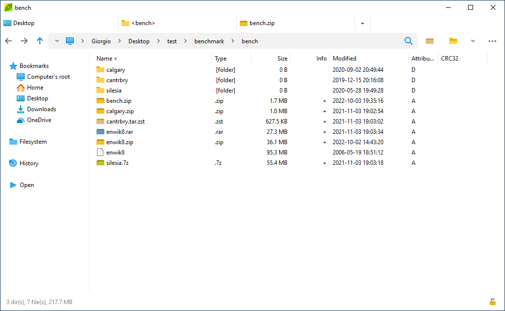 tabbed file manager