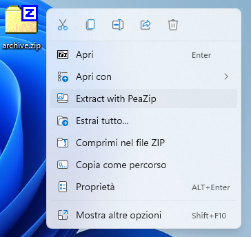 peazip windows 11 context menu